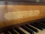 PIANO carré Broadwood & Sons  année 1808
Bois : acajou,...