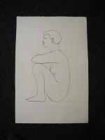 André TAJANA (1913-1999) "Femme nue" Lithographie signée en bas droite...