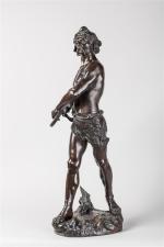 Henry FUGERE (1872-1944). " Pro Aris et Focis ". Bronze,...