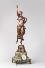 Adrien Étienne Gaudez (1845-1902)
" Etoile du matin " 
Bronze à...