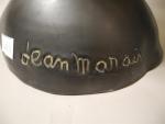 Jean Marais (1913-1998) " Personnage au vase " Céramique noire...