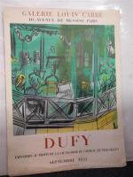 Affiche Dufy Galerie Louis Carré 1953. H. 64 cm L....