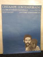 L'estampe contemporaine à la Bibliothèque nationale. 1973. H. 56 cm...