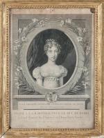 GRAVURE d'époque première moitié XIXème siècle. Portrait de son Altesse...