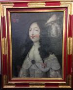 ECOLE FRANCAISE du XVIIème siècle. "Portrait de Royran du Villard"....