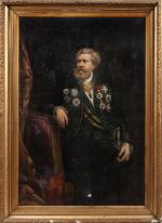 Tito MARZOCCHI DE BELLUCI (1800-1871), attribué à. Portrait du comte...