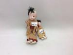 2 ravissantes petites poupées asiatiques début de siècle: mère et...