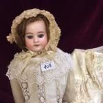 "1894 A.M. DEP Made in Germany 4 1/2" grande poupée...