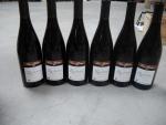 6 bouteilles rouge. Vaucluse  RASTEAU  2011. Les Rieux. 