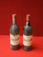 2 Bouteilles rouge de Saint Estèphe Château Morain Sidaine 1982...