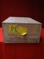 1 caisse bois d'origine 12 bouteilles rouge  Margaux Château...
