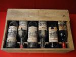 1 caisse bois d'origine  12 bouteilles rouge  Pomerol...