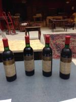 4 bouteilles  Rouge, Margaux, Château BOYD-CANTENAC 1972, Grand cru...