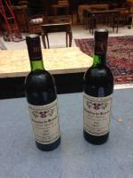 2 bouteilles Rouge Haut Médoc, Domaine de Braude, 1981, Jean...