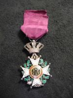 Royaume de Belgique - Ordre de Léopold, croix de chevalier...