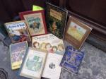Lot de 9 livres en l'état: "Nichées d'enfants" Ernest d'Hervilly,...