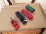 Dinky Toys France: 2 camions Panhard (1 SNCF bâche incomplète...