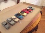 Dinky Toys France: lot de 8 voitures non cassées à...
