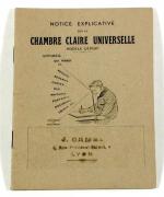 Notice explicative Chambre Claire universelle Berville. 27p. ca. 1900. (12...