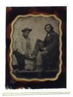 Ambrotype. Cireur de Chaussure. ca. 1860. (9 x 12)