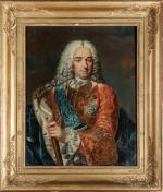 Donatien NONOTTE (1708 -1785), entourage de. Portrait de Philippe d'ORLEANS,...