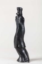 Antoine OTERO (né en 1943). Le monarque. Sculpture en bronze...