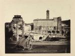 Rome. Place, Arc et Colysée intérieur (3 images) ca. 1875....