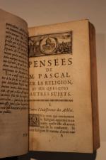 [Blaise Pascal]. Pensées de M. Pascal sur la Religion et...