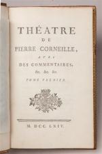 Pierre Corneille. Théâtre de , avec des commentaires. 1764. Douze...