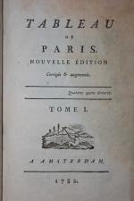 [Louis Sébastien Mercier]. Tableau de Paris. Nouvelle édition. Amsterdam, 1782-1783,...