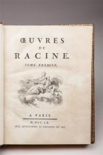 Jean Racine. OEuvres de . Paris, Le Breton, 1760. Trois...