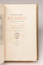 Brillat-Savarin. Physiologie du goût. Paris, Jouaust, 1879. Deux volumes in-8°,...