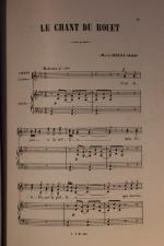 OSMOY (Cte) & GEORGES (A). Mélodies. Paris, Théodore Michaelis, 1880,...