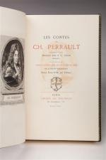 Charles Perrault, Les Contes. Paris, Jouaust, 1876. Deux volumes in-8°,...