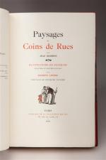 Jean Richepin. Paysages et coins de rues. Paris, Librairie de...