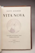 Dante Alighieri. Vita nova. Paris, Société du Livre contemporain, 1907....