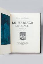 Henri de Régnier. Le Mariage de minuit. Paris, André Plicque,...