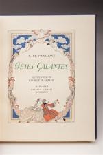 Paul Verlaine. Fêtes galantes. Paris, H. Piazza, 1928. Un volume...