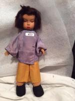 Urika (non marquée) rare poupée caractérisée asiatique tête et mains...