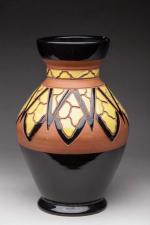 Ray CAMART(1908-1980), Vase de forme ovoïde à col ouvert en...