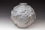 René LALIQUE(1860-1940), Vase modèle « Druide » en verre moulé pressé blanc...