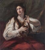 Attribué à Giuseppe MARCHESI (1699-1771). Cléopâtre. Toile. 96 x 85,5...