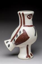 Pablo Picasso (1881-1973) " Chouette aux taches "Vase tourné en...